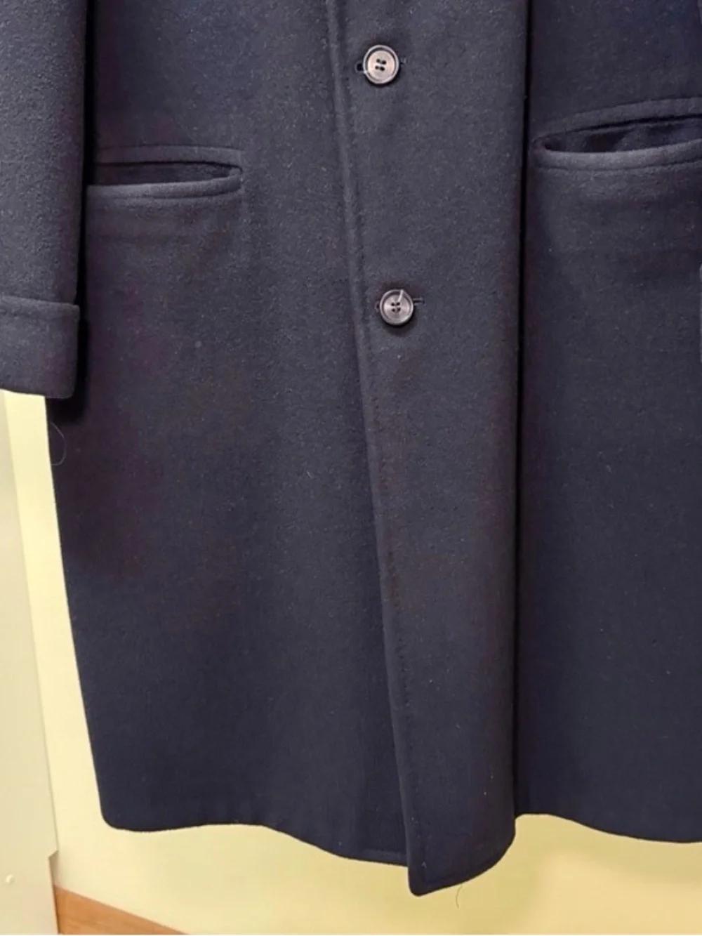 Karamai Men's Black Trench Coat